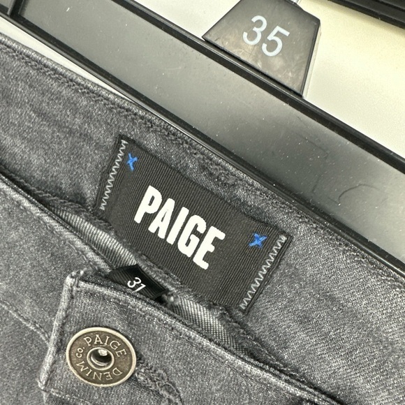 NEW Paige Verdugo Ankle Mid Rise Ultra Skinny Jeans Summit Grey Womens 31 - Picture 3 of 5